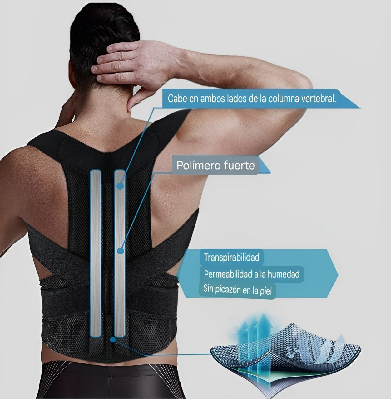 ™/ Corrector De Postura Lumbar Ajustable - UNISEX
