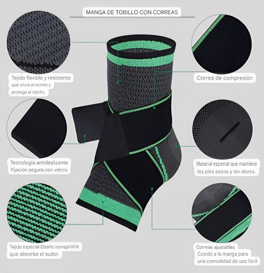 ™/ COMBO 2 TOBILLERAS DE COMPRESION ORTOPEDICAS (PAGA 1 Y LLEVA 2)