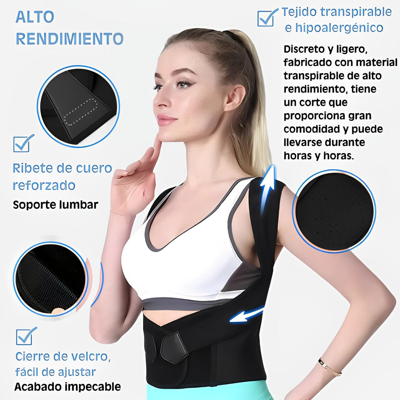 ™/ CORRECTOR DE POSTURA LUMBAR ANTI-JOROBA ORIGINAL - UNISEX
