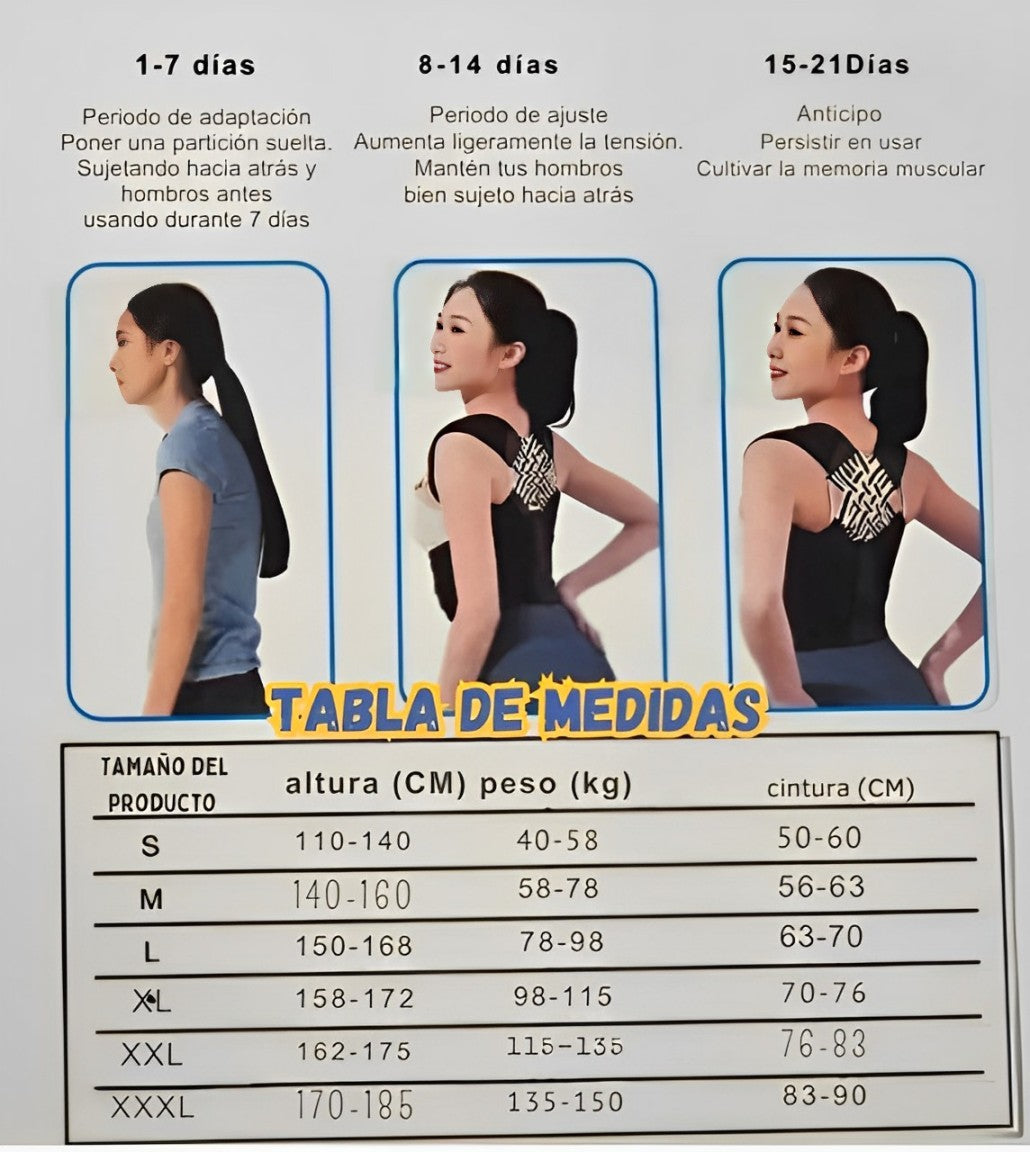 ™/ CORRECTOR DE POSTURA LUMBAR ANTI-JOROBA ORIGINAL - UNISEX