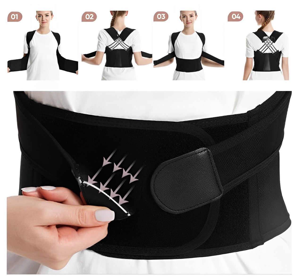 ™/ CORRECTOR DE POSTURA LUMBAR ANTI-JOROBA ORIGINAL - UNISEX
