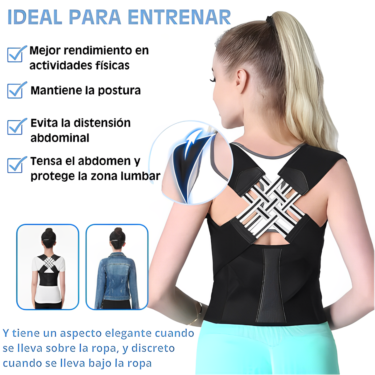 ™/ CORRECTOR DE POSTURA LUMBAR ANTI-JOROBA ORIGINAL - UNISEX