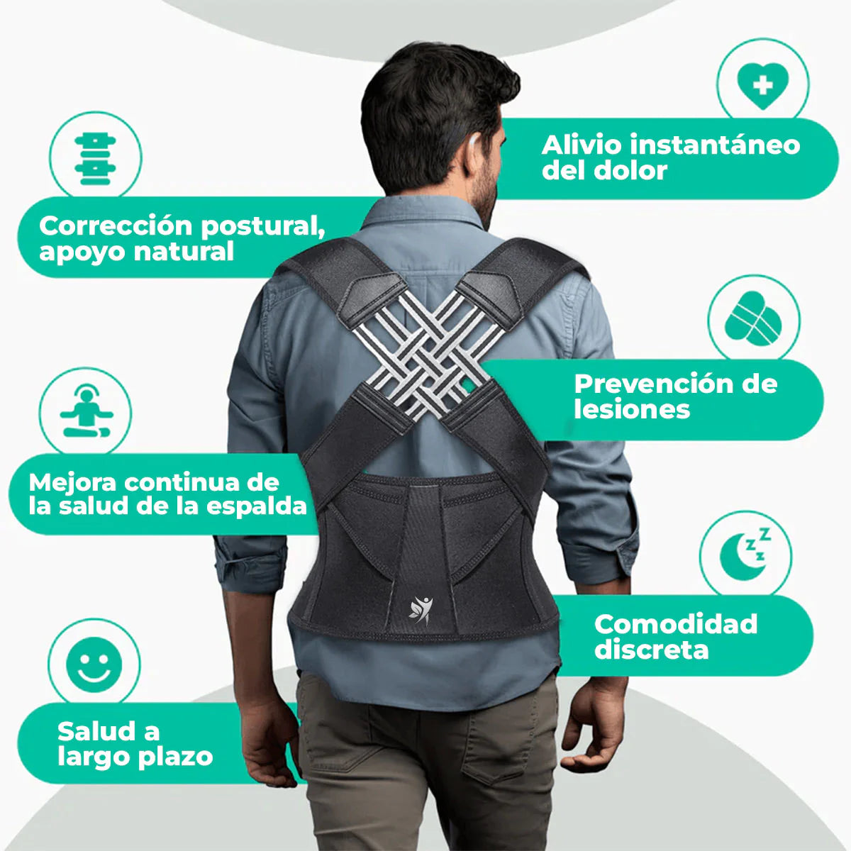 ™/ CORRECTOR DE POSTURA LUMBAR ANTI-JOROBA ORIGINAL - UNISEX
