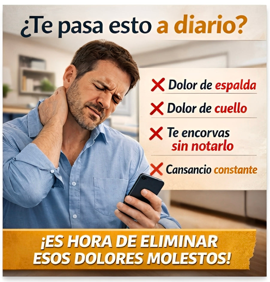 ™/ CORRECTOR DE POSTURA ANTI-JOROBA Y FAJA LUMBAR