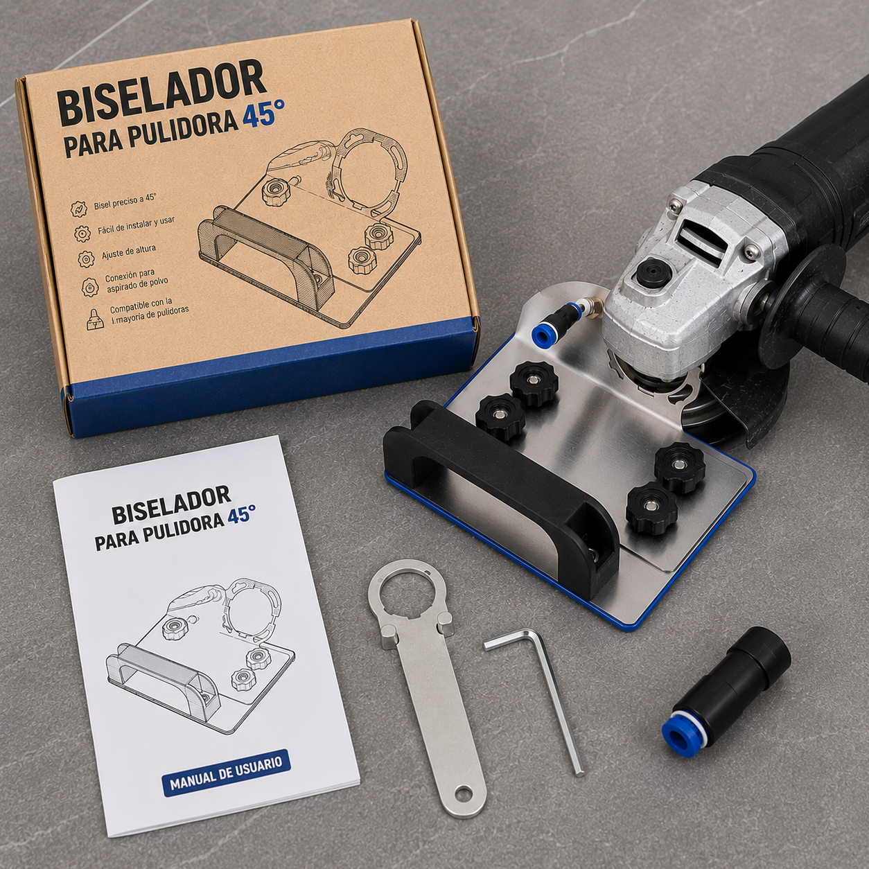 ™/ BISELADOR PARA PULIDORA 45º